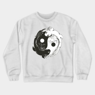 Yin Yang Axolotl Crewneck Sweatshirt